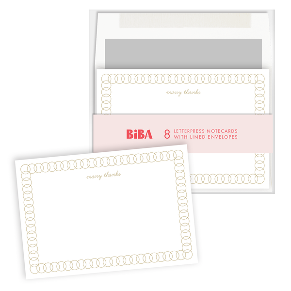 Custom Stationery Flat Card Note Set