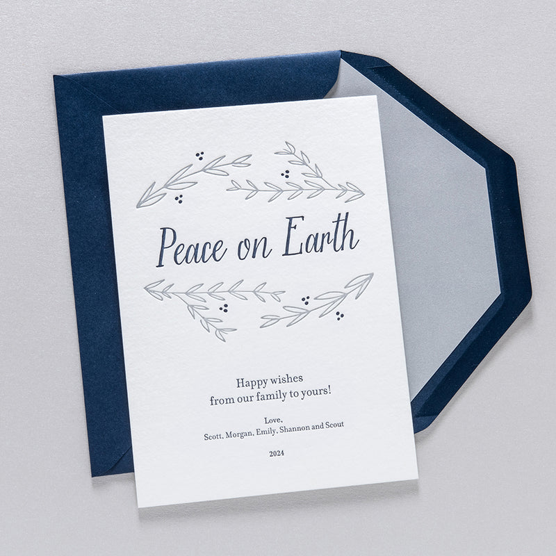 Peace On Earth Holiday Card