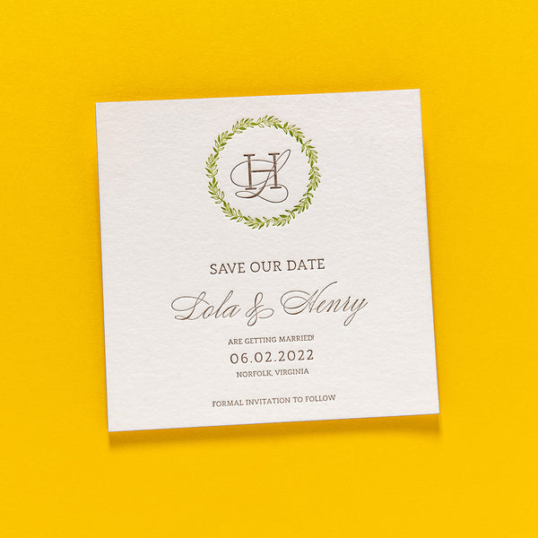 Lola + Henry Simple Save the Date