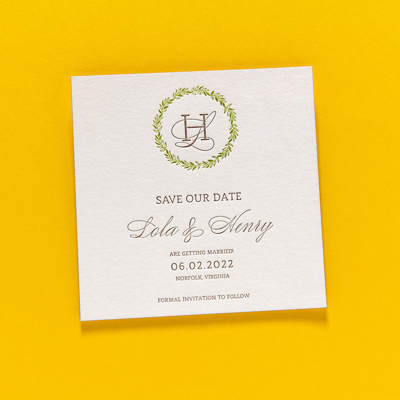 Lola + Henry Simple Save the Date